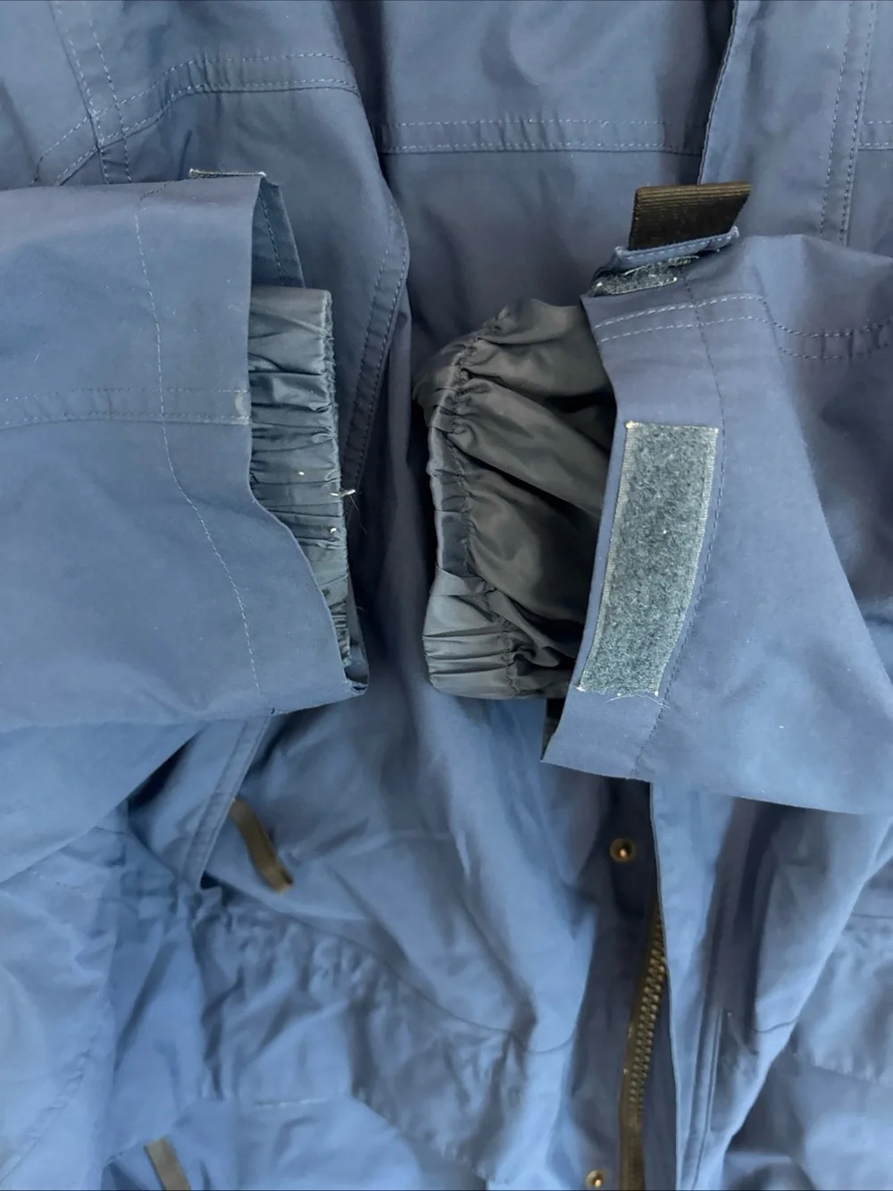 Eddie Bauer Men's Gore-Tex Wind-Resistant Raincoat Size XXL Blue